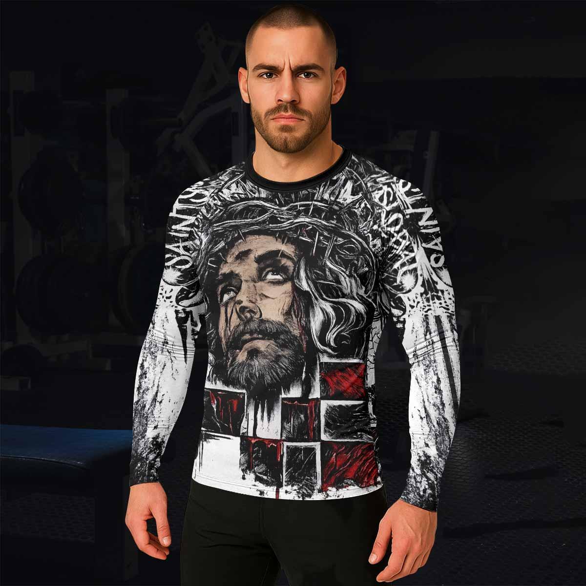 Man of Sorrows Rash Guard