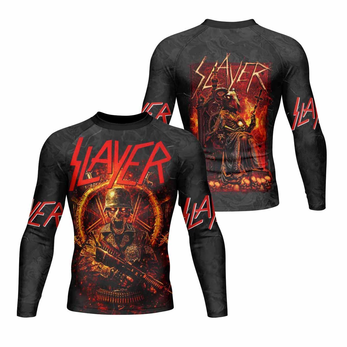 Slayer Goat Skull Rash Guard