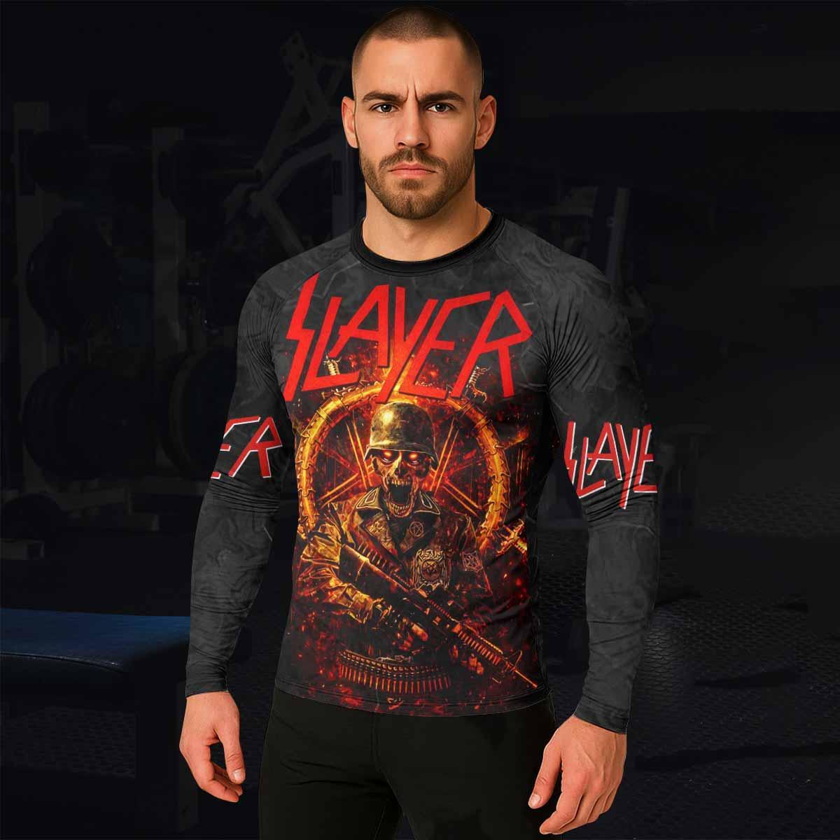 Slayer Goat Skull Rash Guard