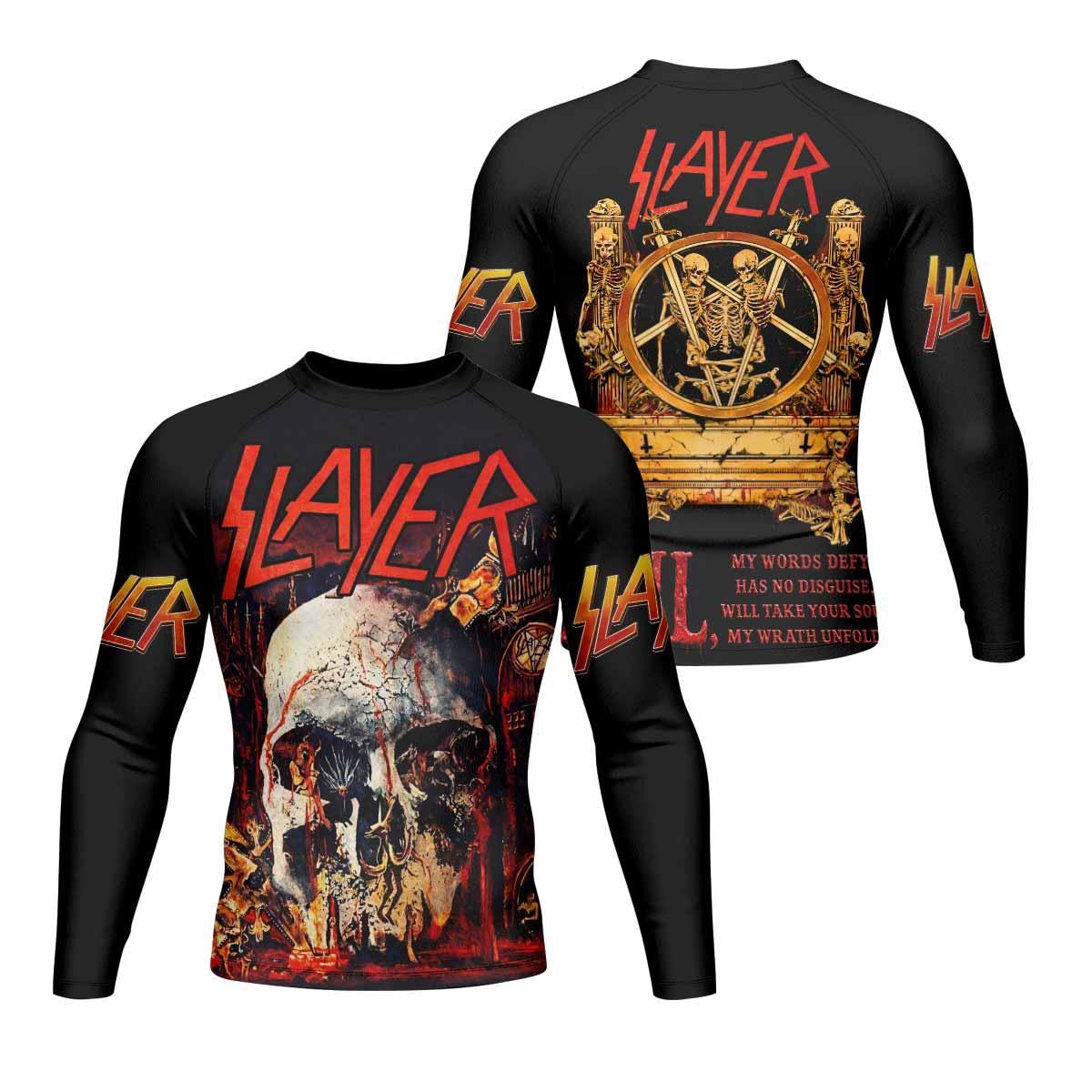 Slayer South Of Heaven Rash Guard