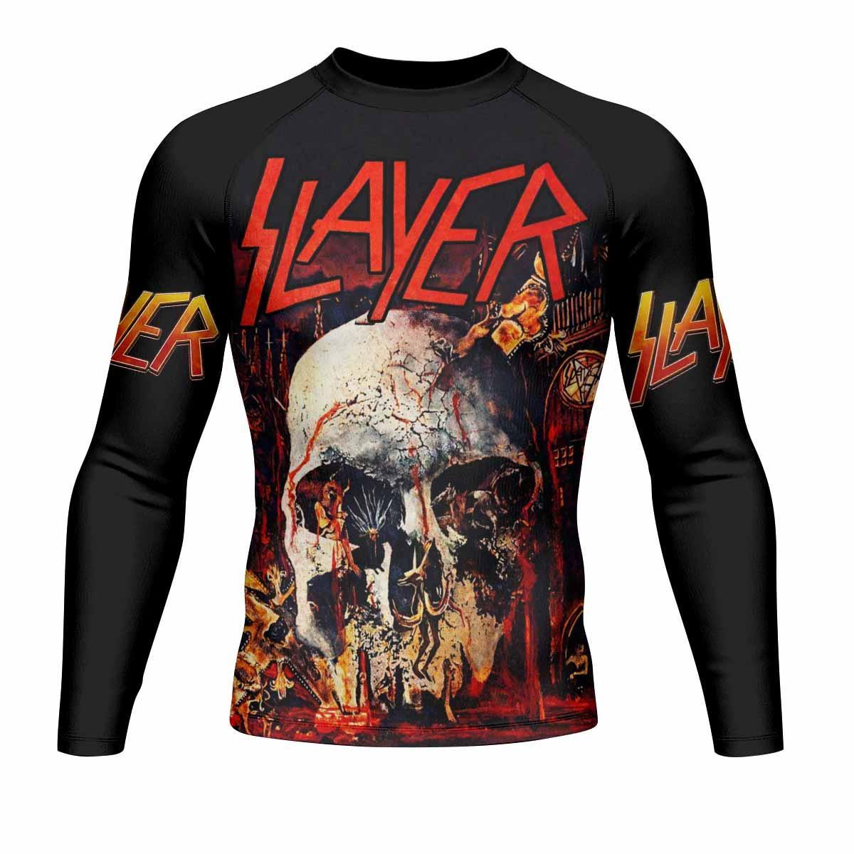 Slayer South Of Heaven Rash Guard
