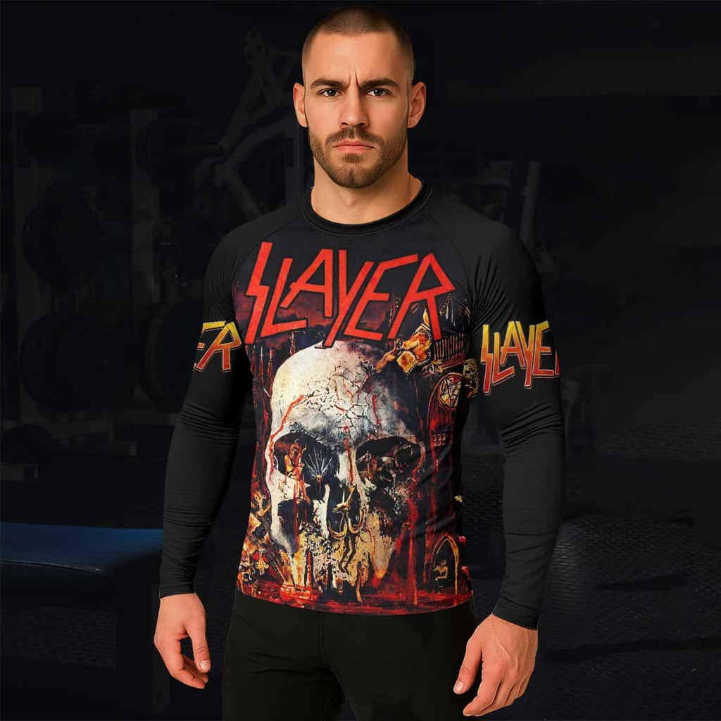 Slayer South Of Heaven Rash Guard