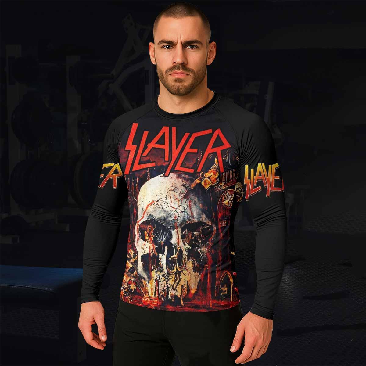 Slayer South Of Heaven Rash Guard