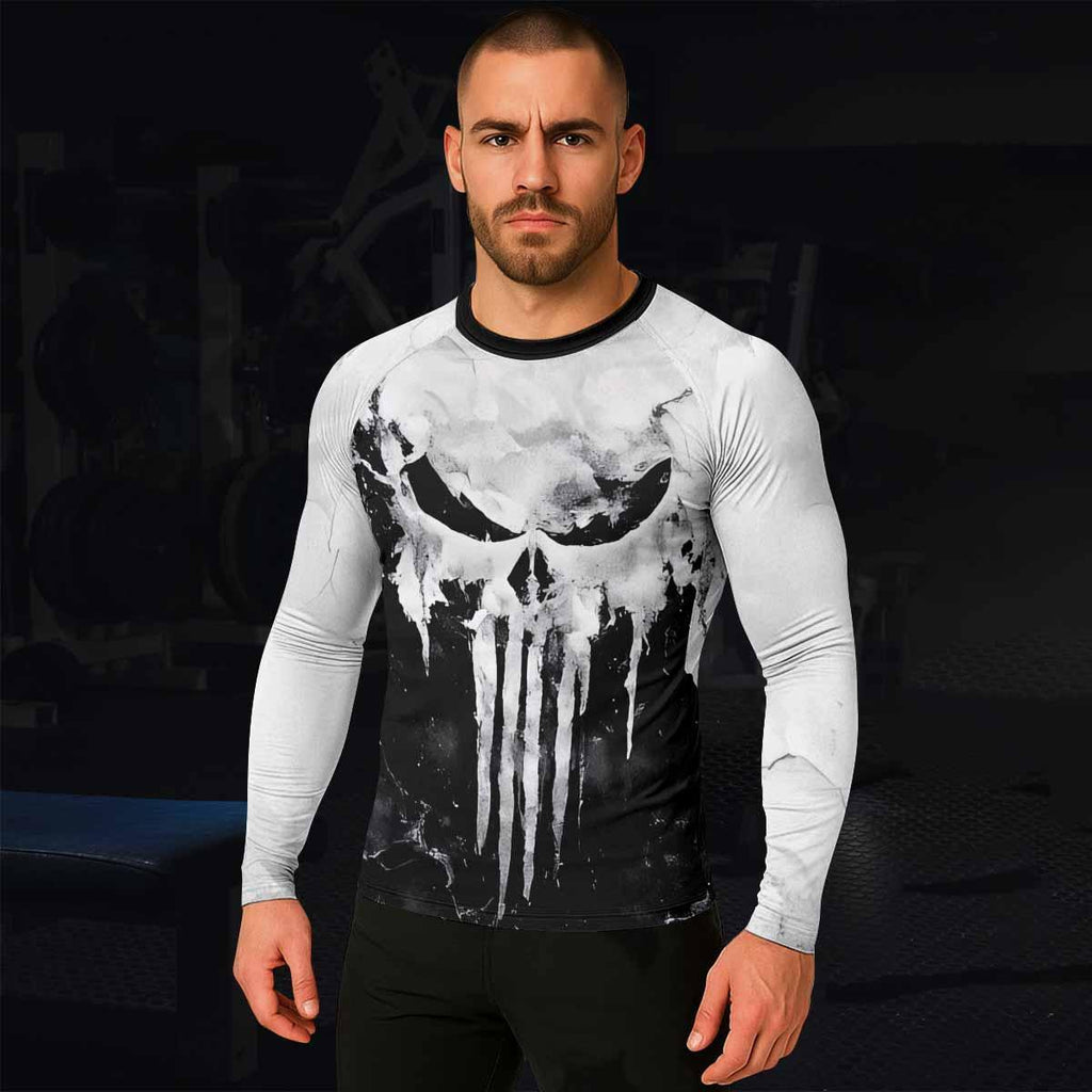 Punisher Ghost Skull Rash Guard