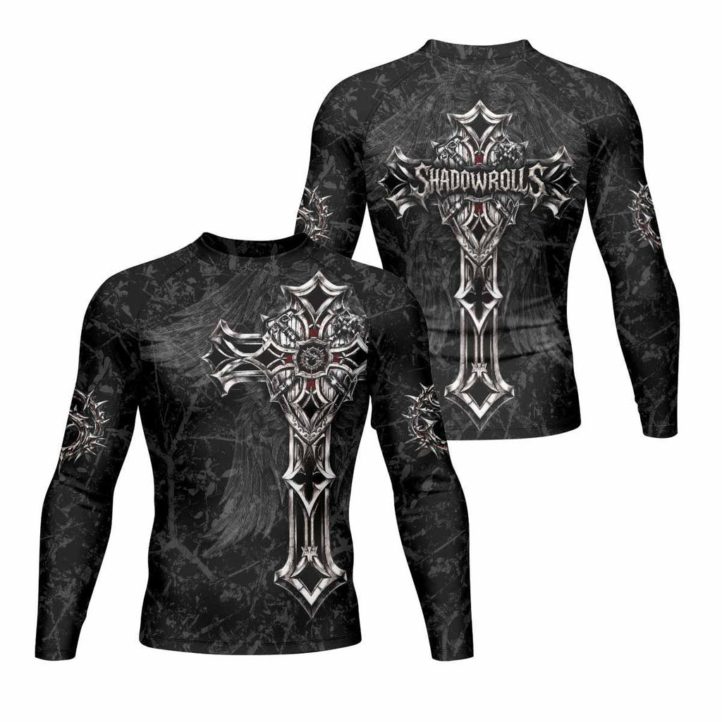 Crown of Thorns Cross Rash Guard