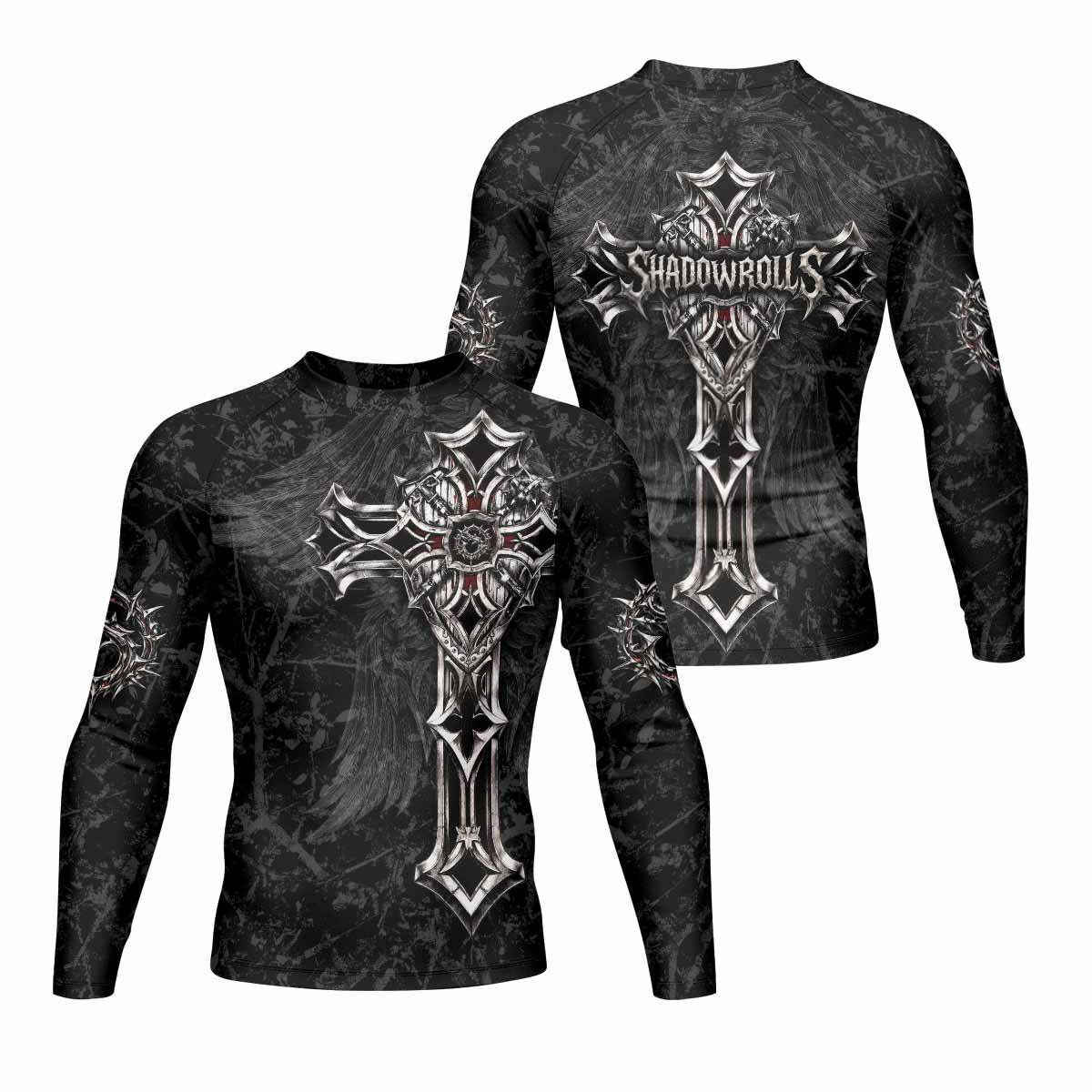 Crown of Thorns Cross Rash Guard