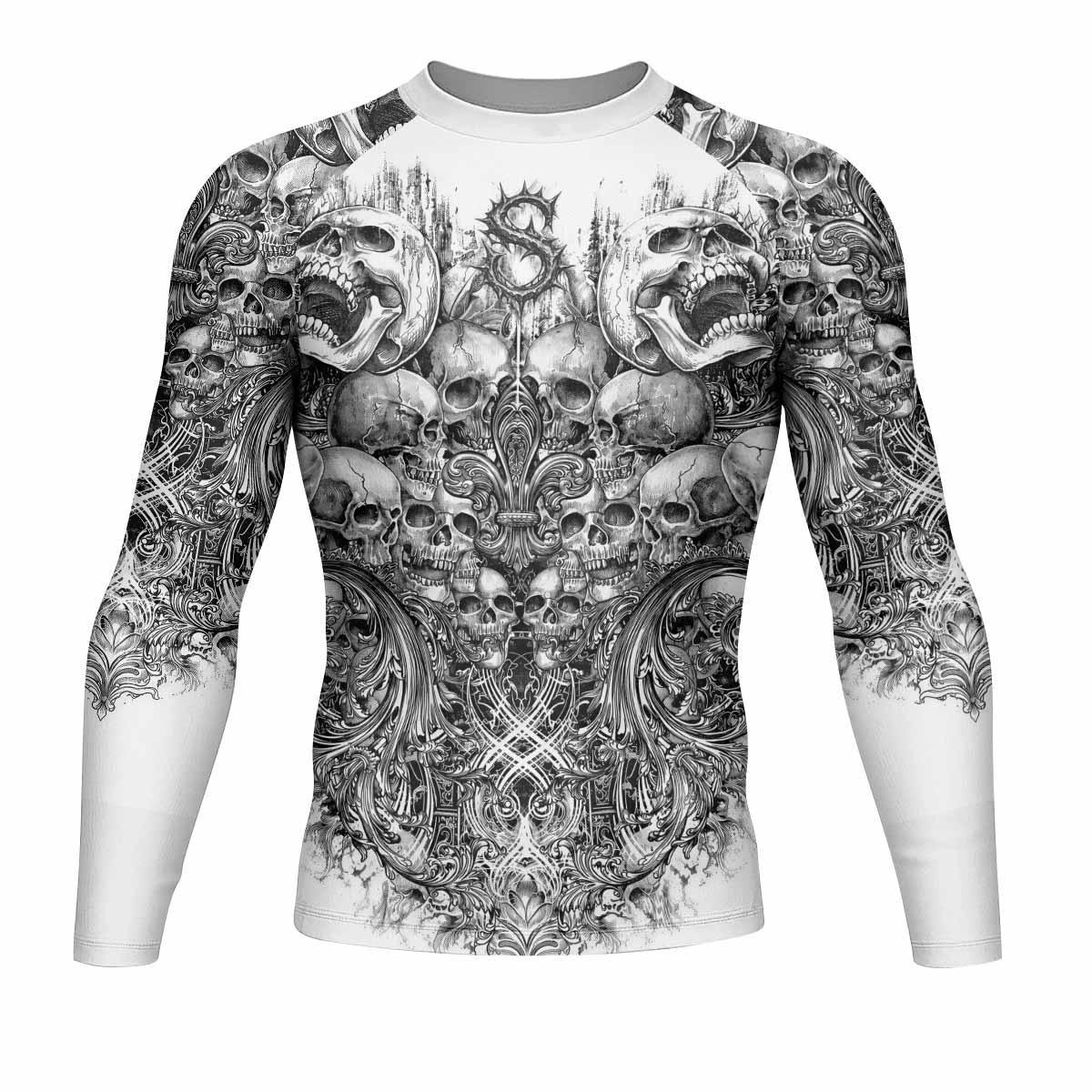 Memento Mori Skull Rash Guard