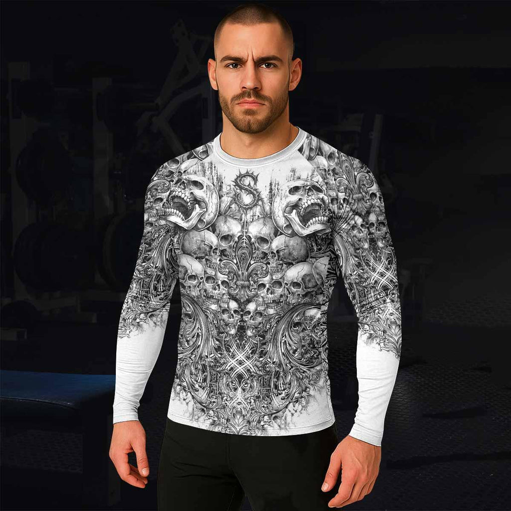 Memento Mori Skull Rash Guard