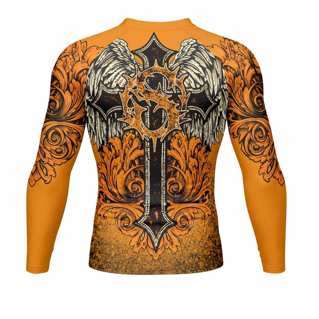 Faith Over Fear Crown Cross Rash Guard