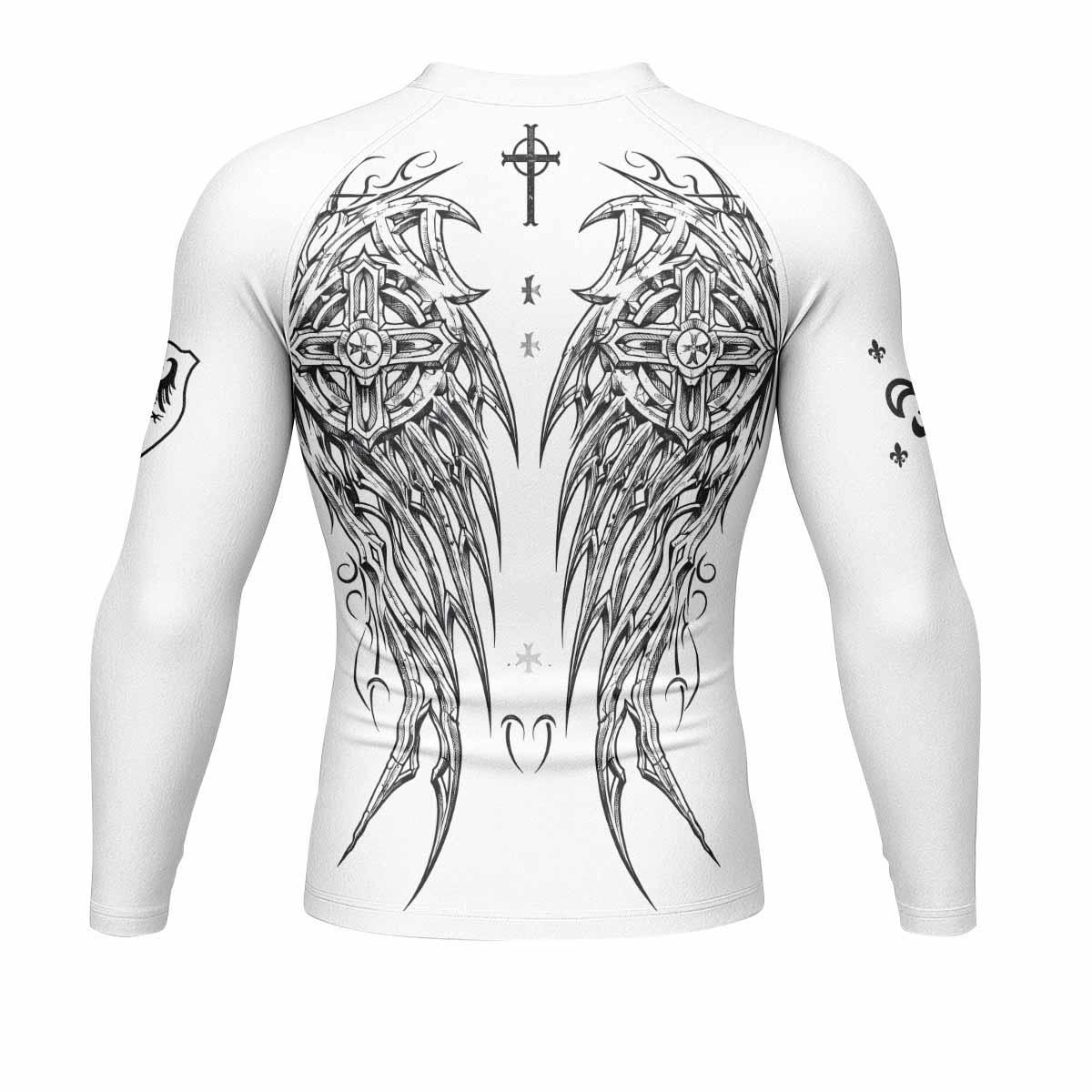Angel Wings Cross Rash Guard