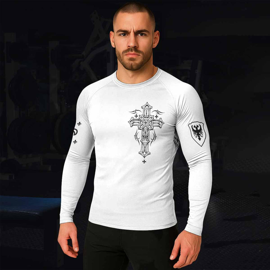 Angel Wings Cross Rash Guard
