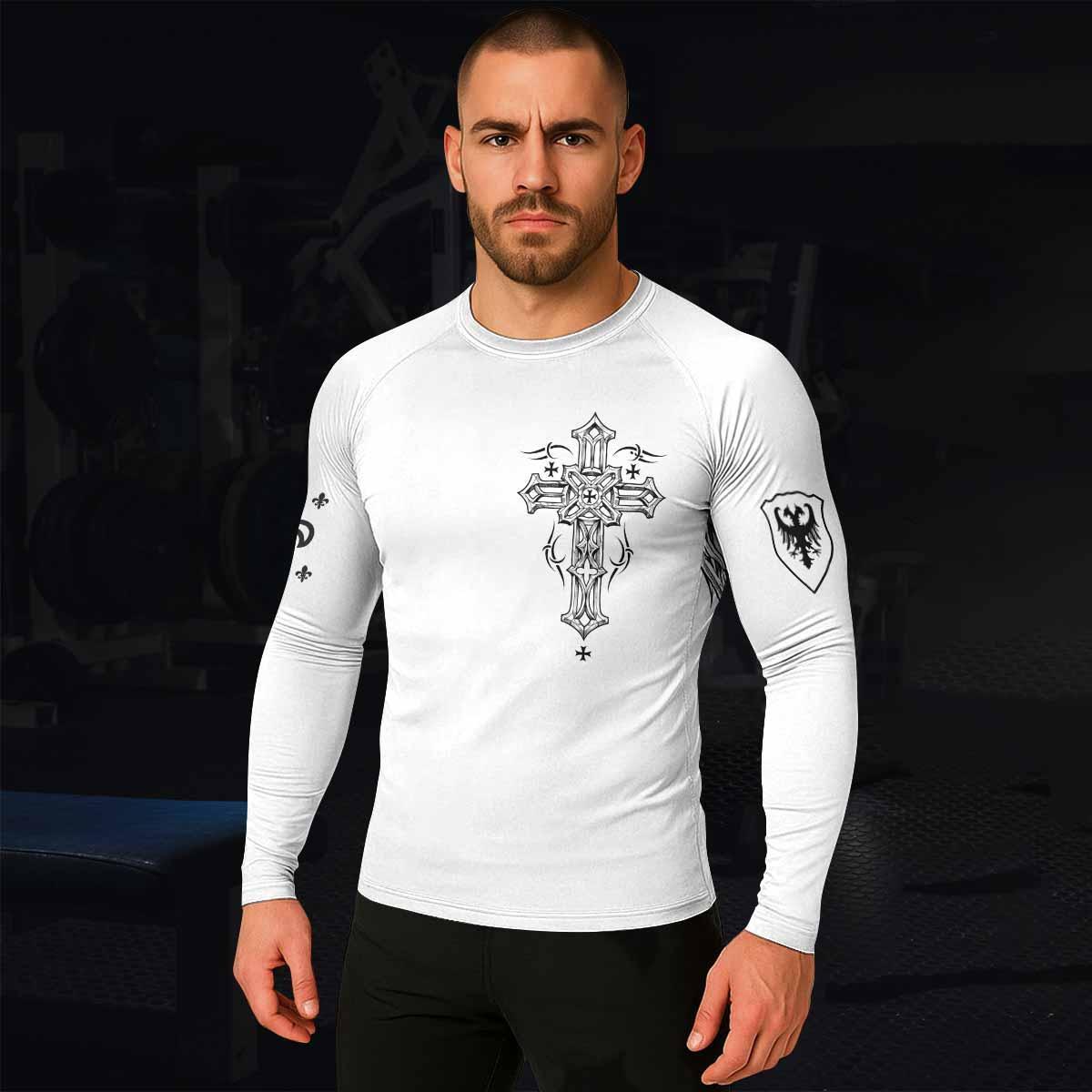 Angel Wings Cross Rash Guard