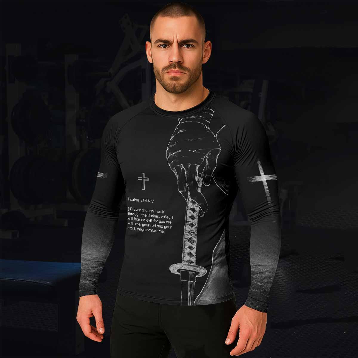 Psalms 23:4 NIV Rash Guard