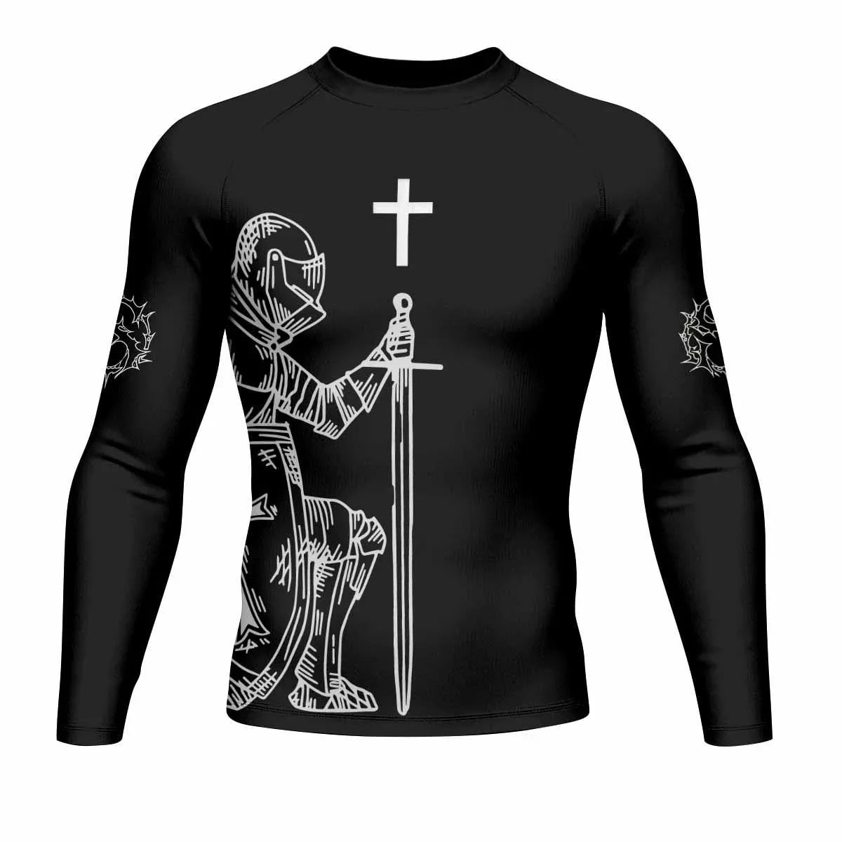 Give Me an Army Rosary Rash Guard