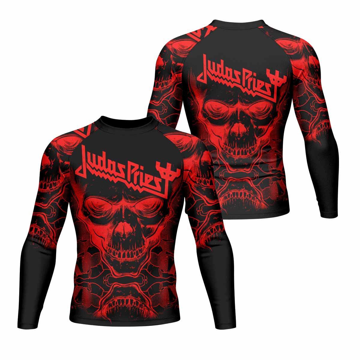 Judas Priest Skull Rash Guard