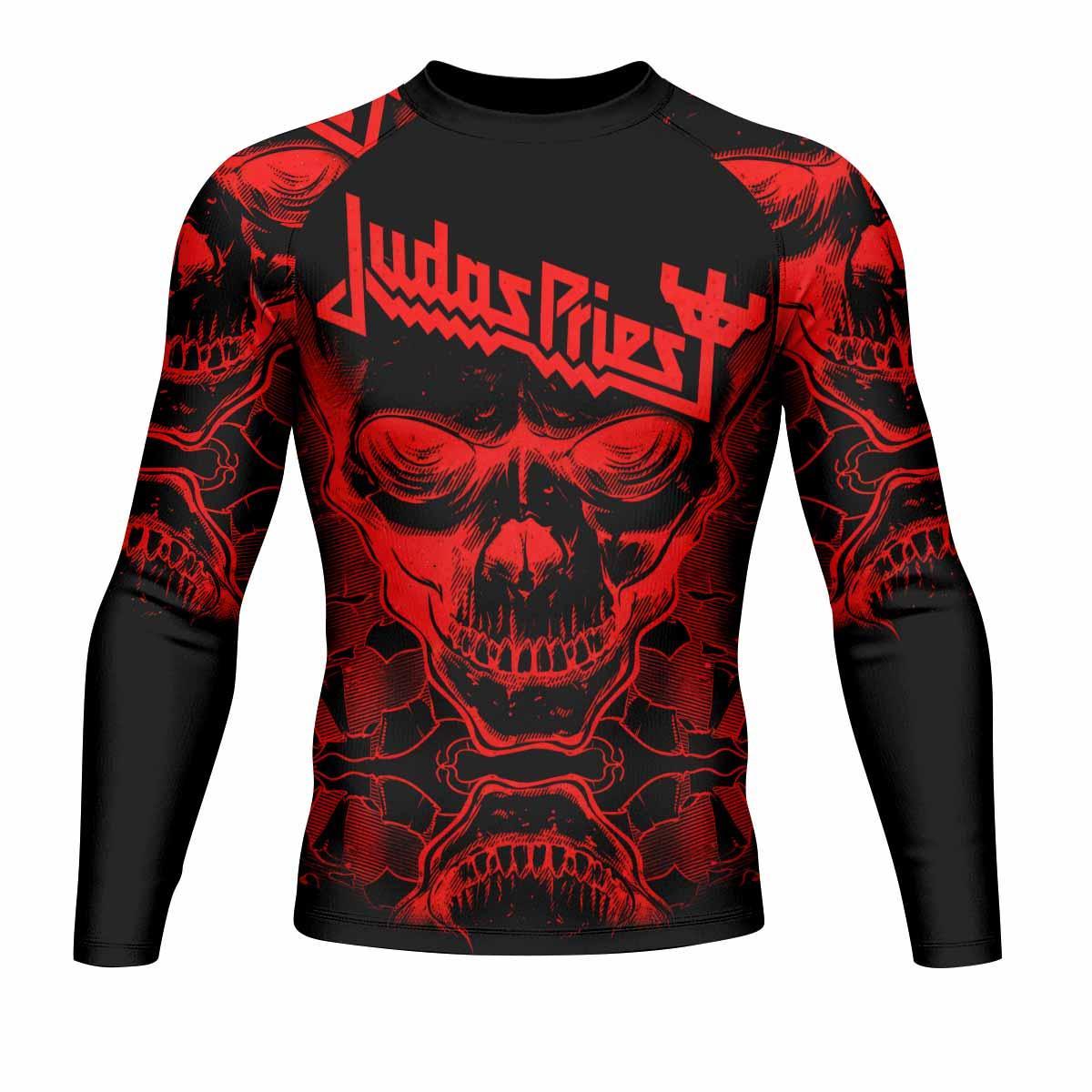 Judas Priest Skull Rash Guard
