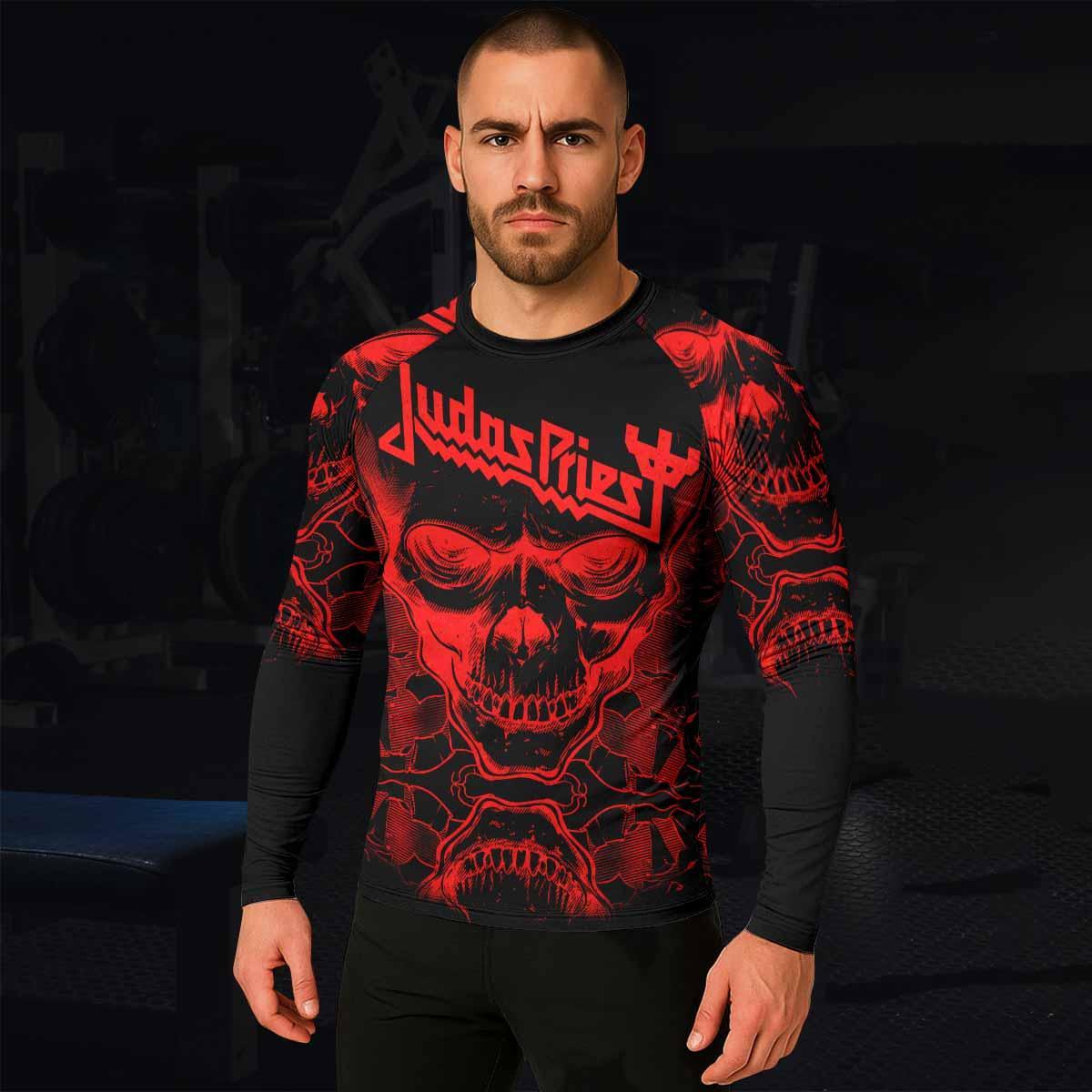 Judas Priest Skull Rash Guard