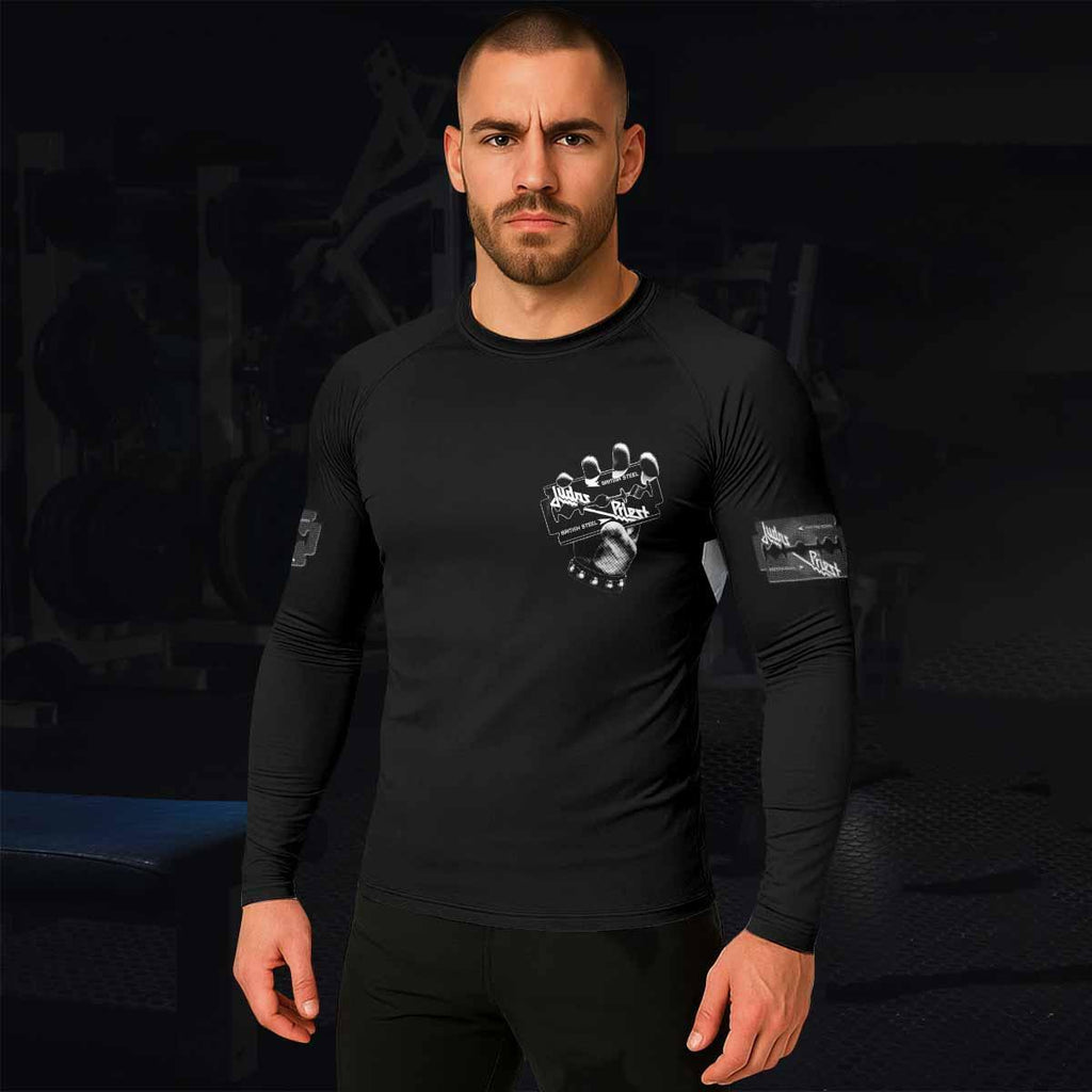 Judas Priest British Steel Rash Guard