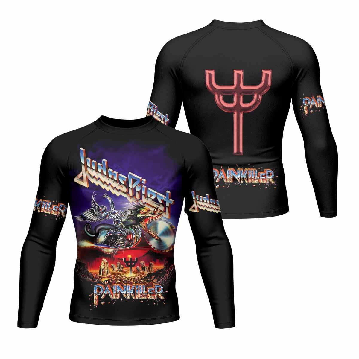 Judas Priest Painkiller Rash Guard