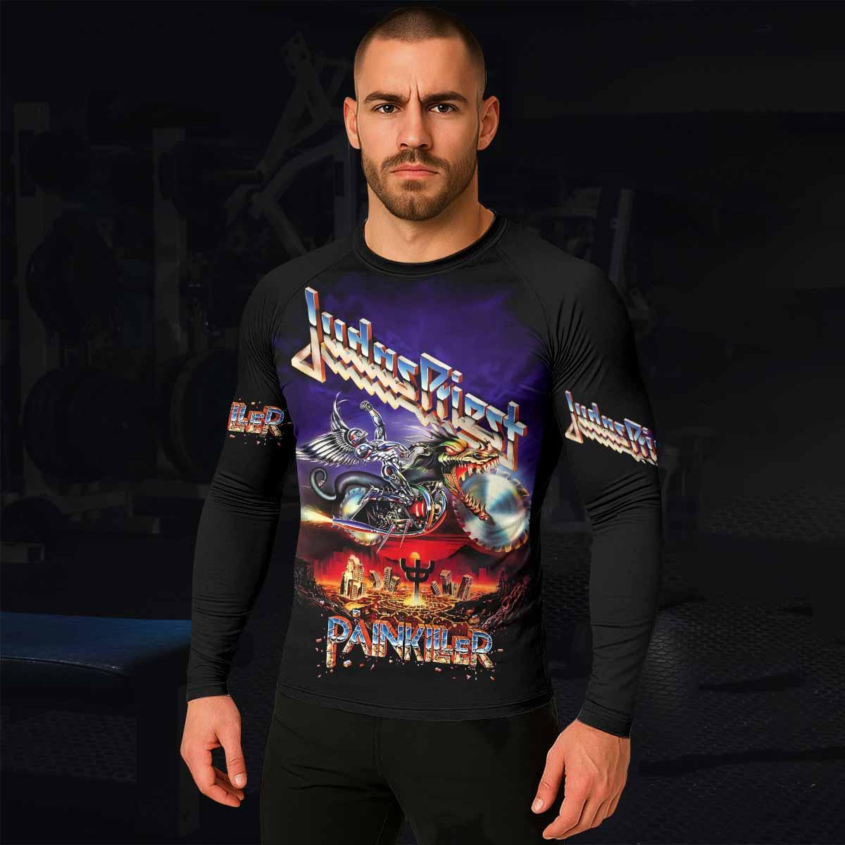 Judas Priest Painkiller Rash Guard