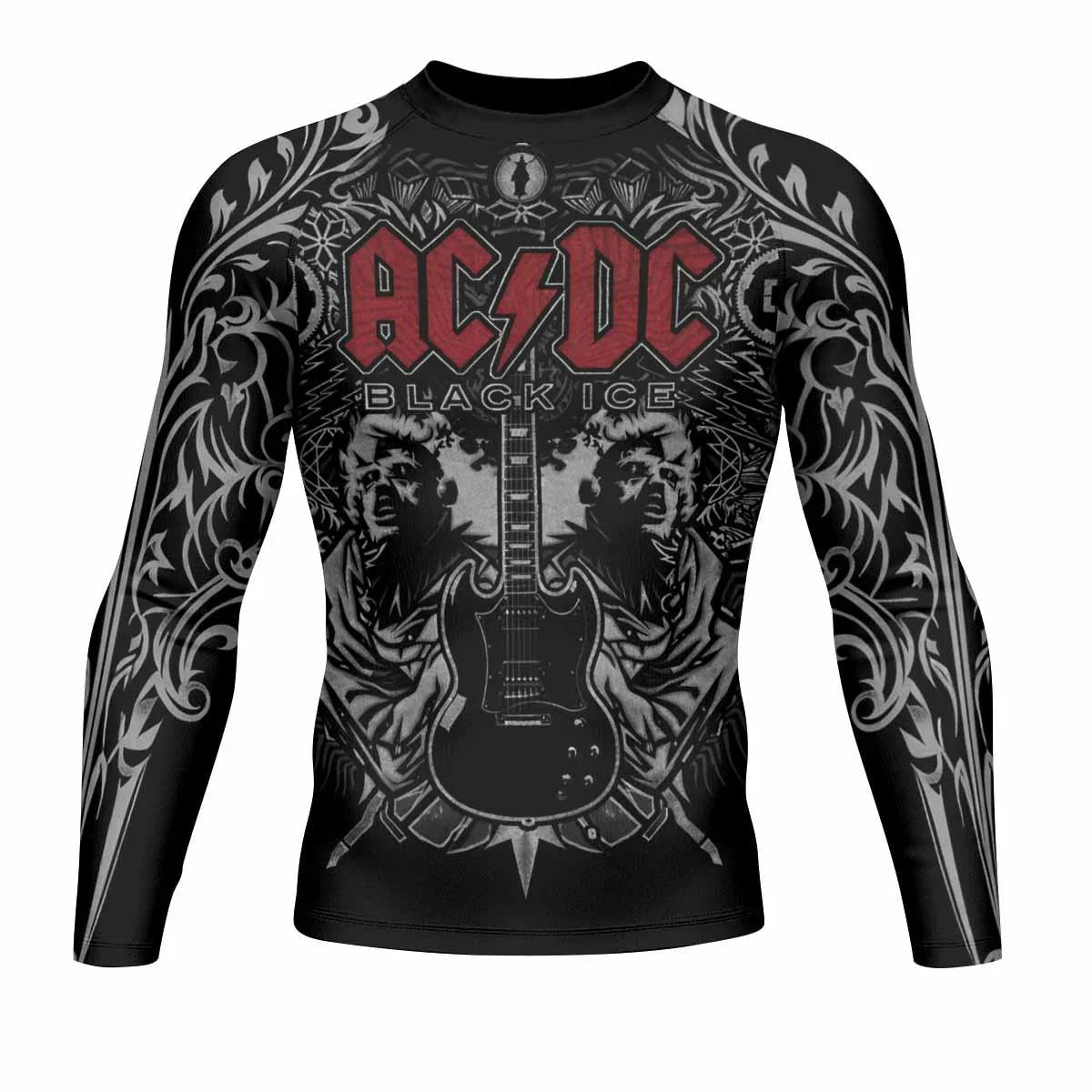 AC/DC Black Ice Rash Guard