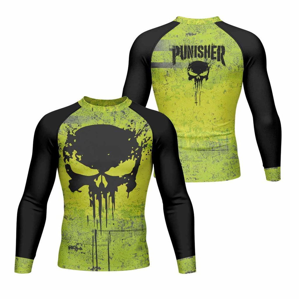 The Punisher Skull Rash Guard