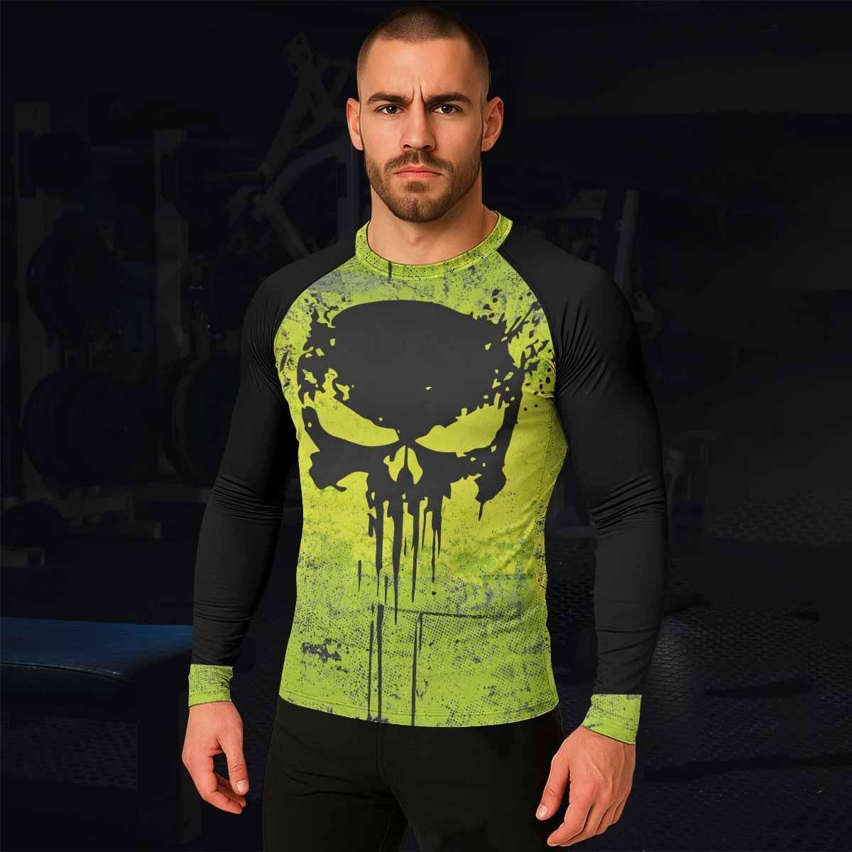 The Punisher Skull Rash Guard