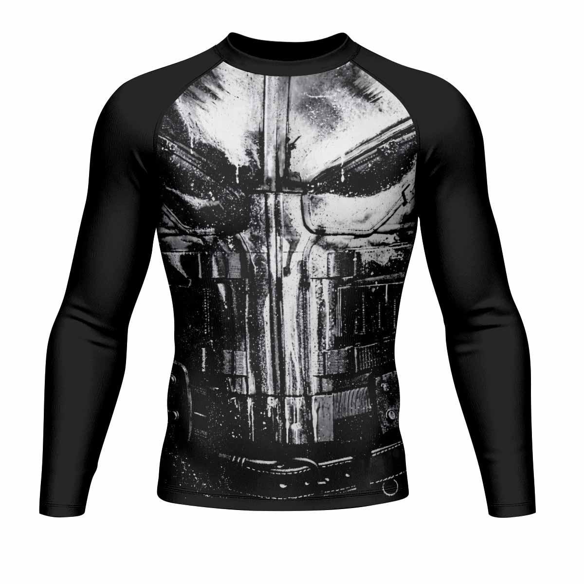 The Punisher War Mask Rash Guard