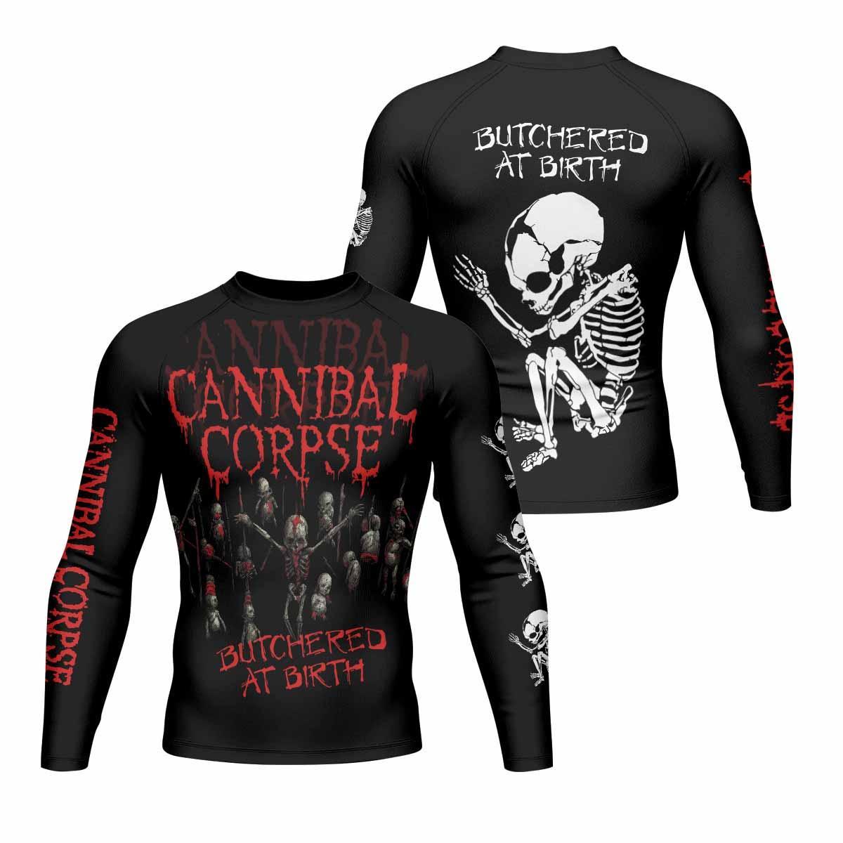 Cannibal Corpse Butchered at Birth Rash Guard
