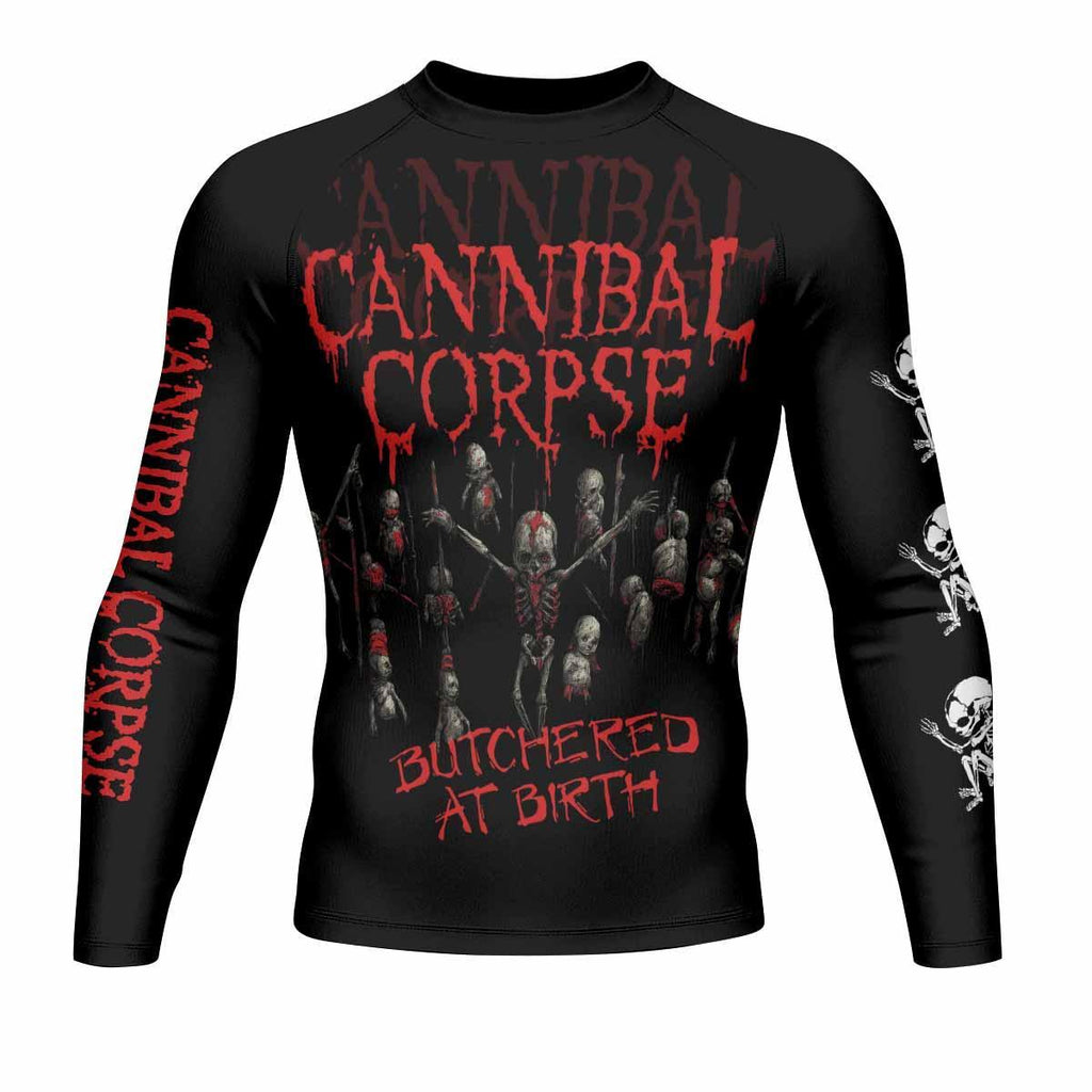 Cannibal Corpse Butchered at Birth Rash Guard