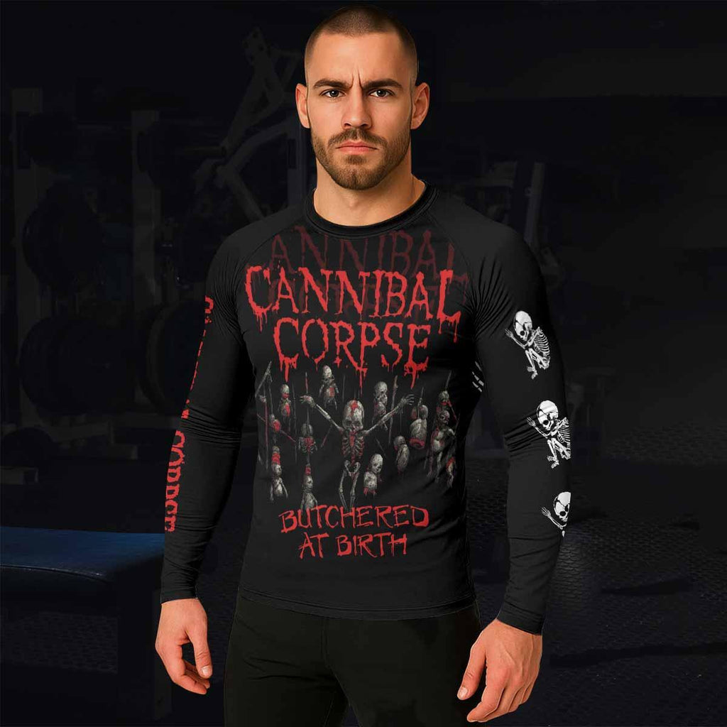 Cannibal Corpse Butchered at Birth Rash Guard