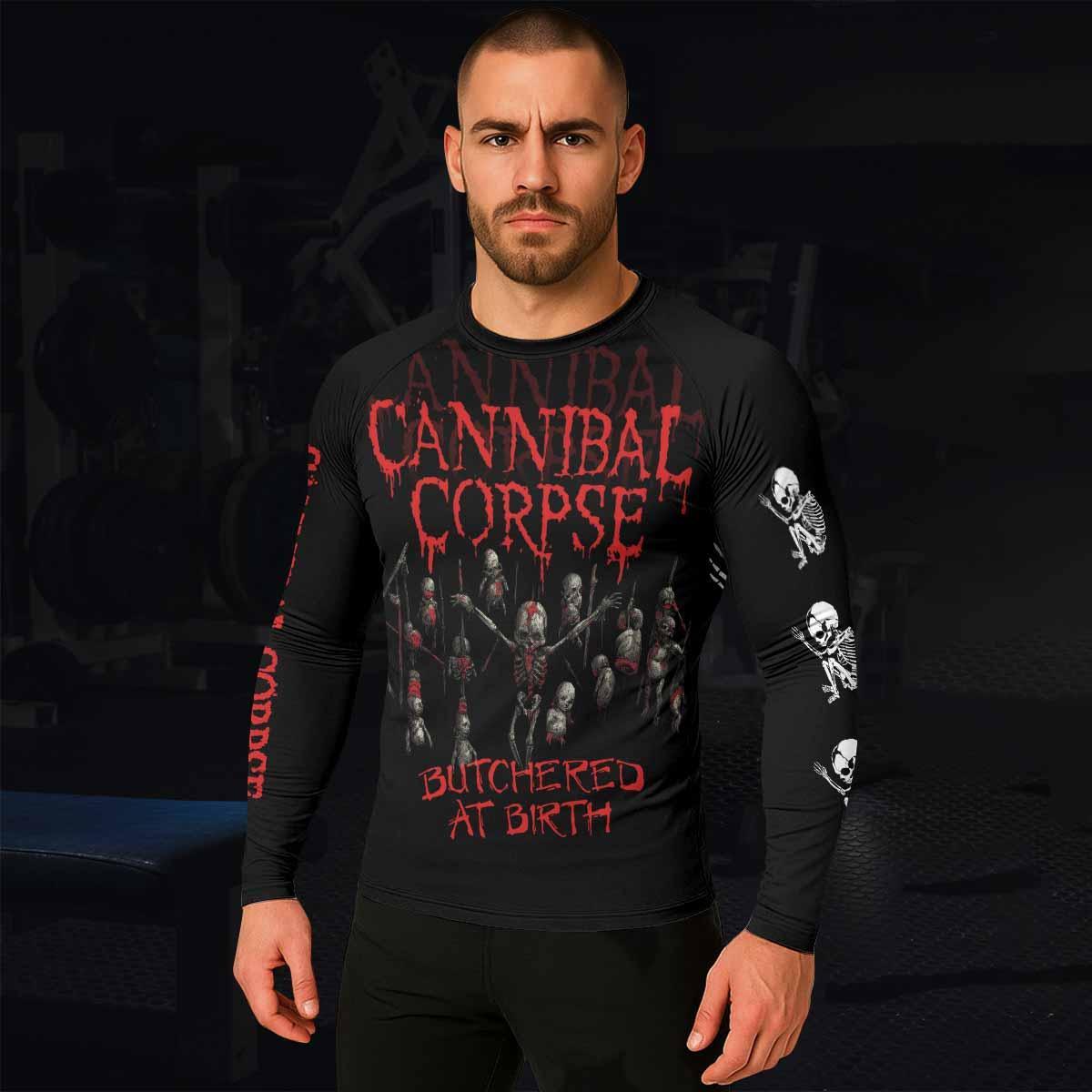 Cannibal Corpse Butchered at Birth Rash Guard