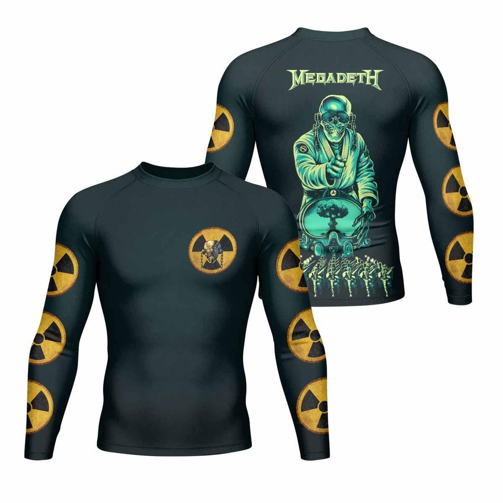 Megadeth Nuclear Skull Rash Guard