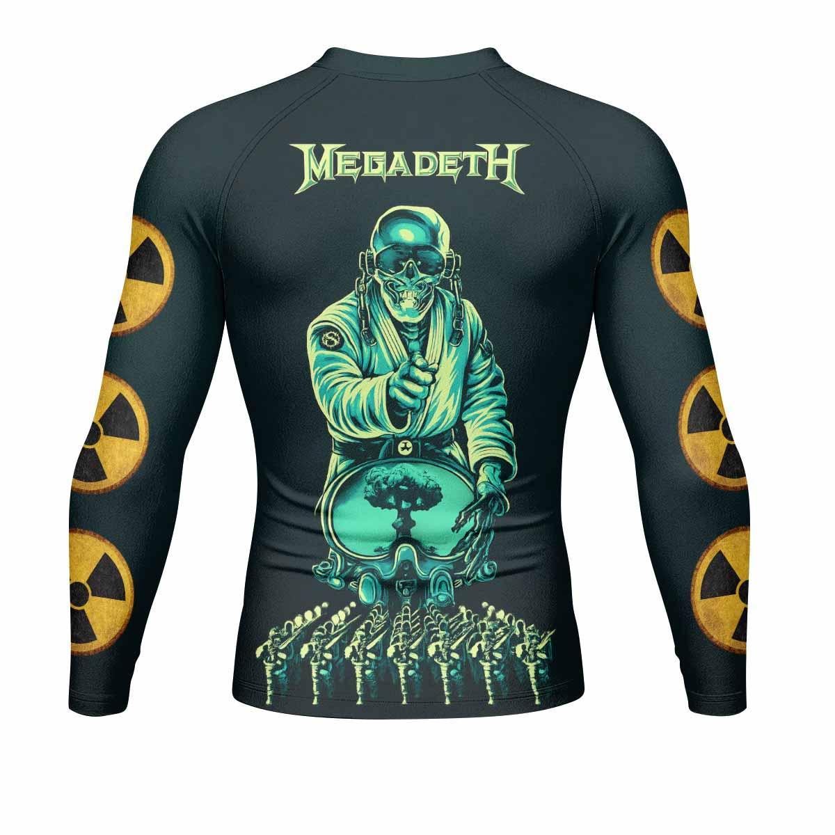 Megadeth Nuclear Skull Rash Guard