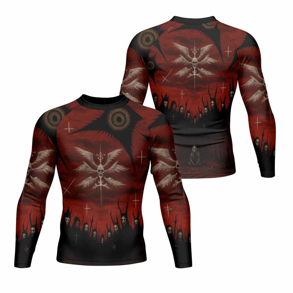 Occult Fallen Seraph Ritual Rash Guard