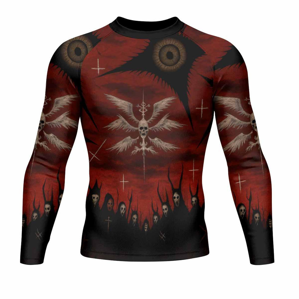Occult Fallen Seraph Ritual Rash Guard