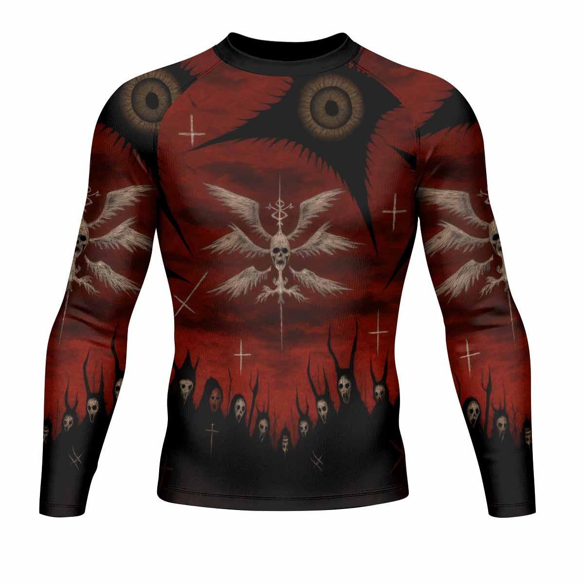 Occult Fallen Seraph Ritual Rash Guard