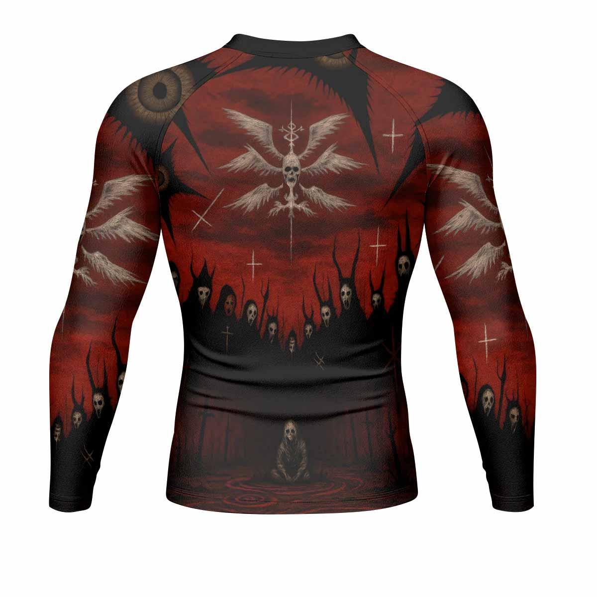 Occult Fallen Seraph Ritual Rash Guard
