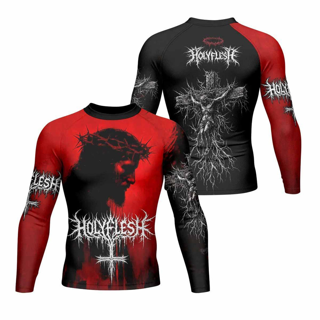 Holy Flesh Crown of Thorns Rash Guard