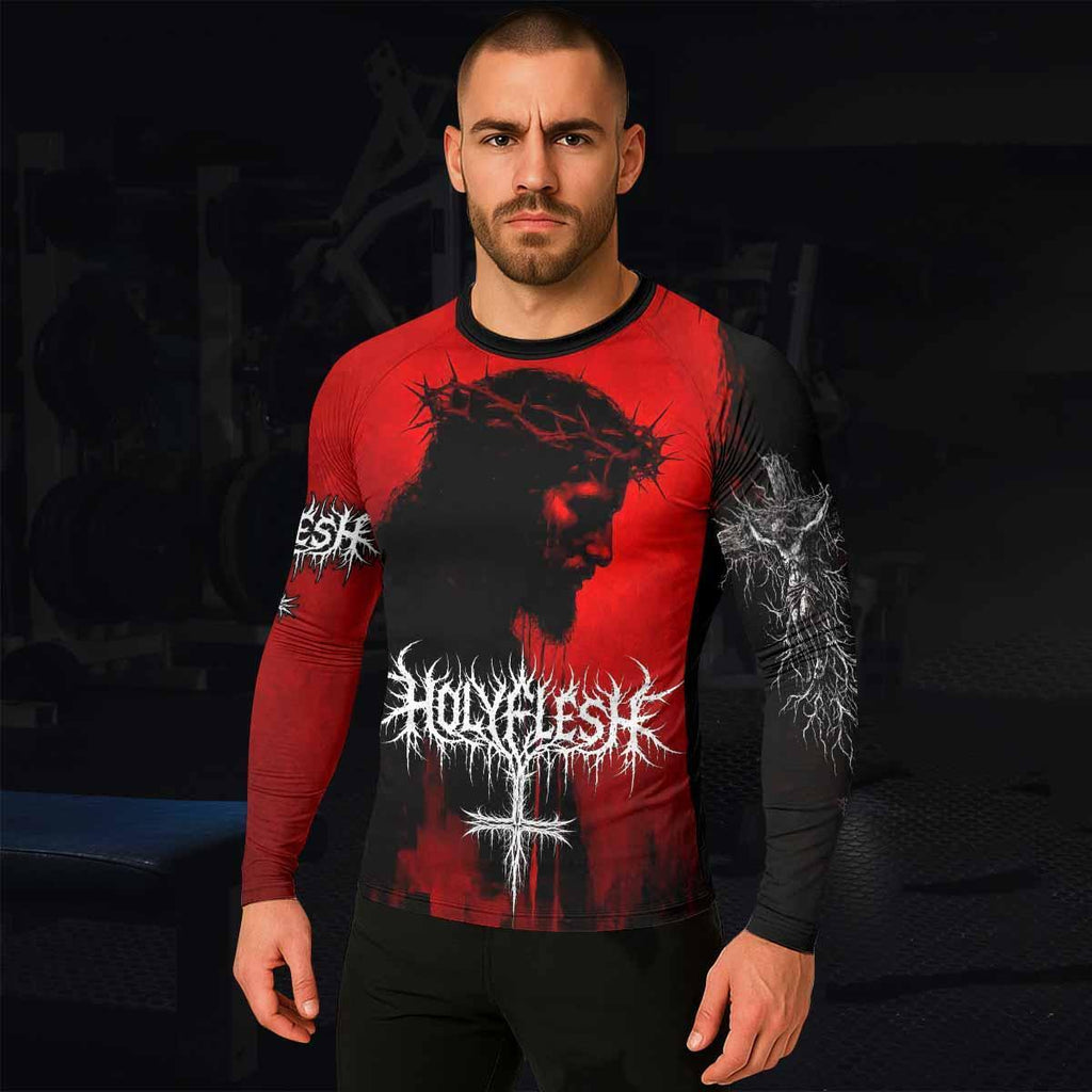 Holy Flesh Crown of Thorns Rash Guard