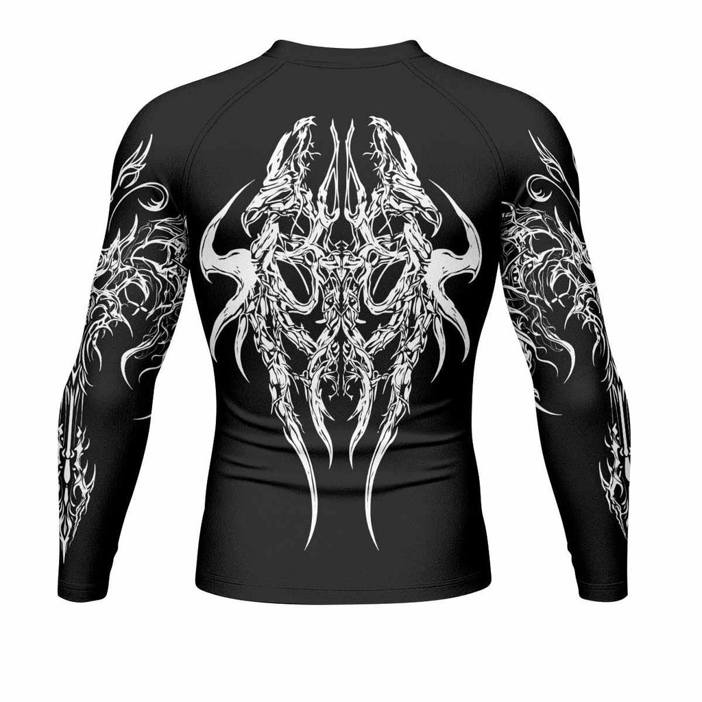 Gothic Bone Skull Rash Guard