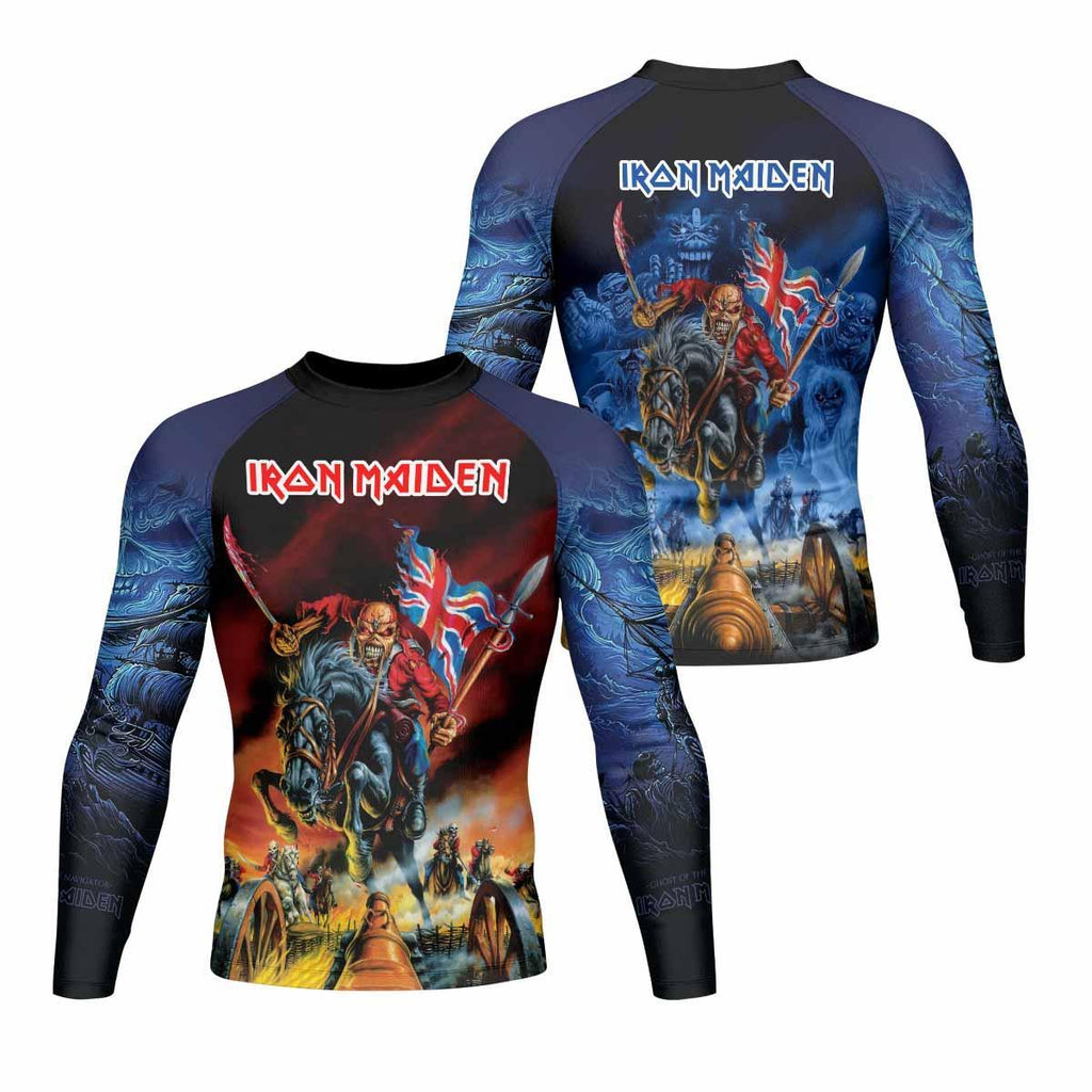 Iron Maiden England Flag Rash Guard
