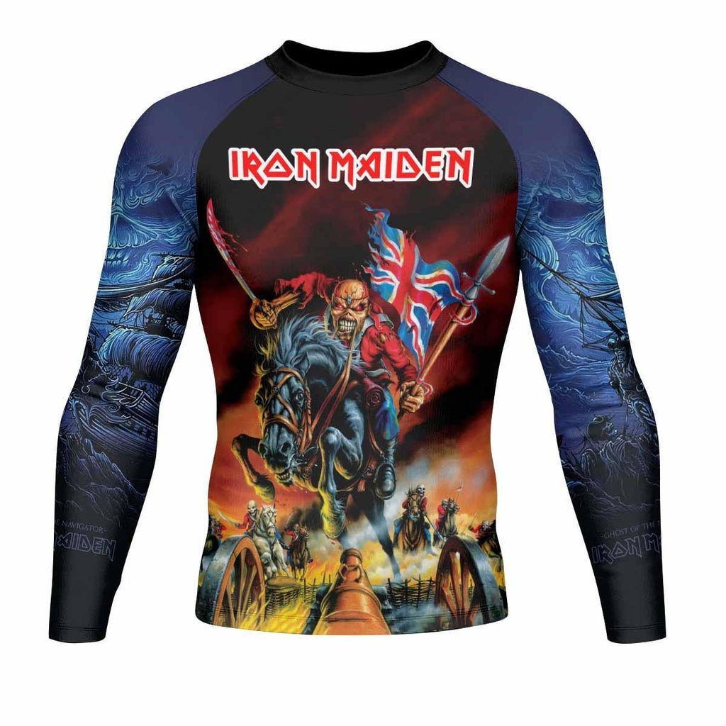 Iron Maiden England Flag Rash Guard