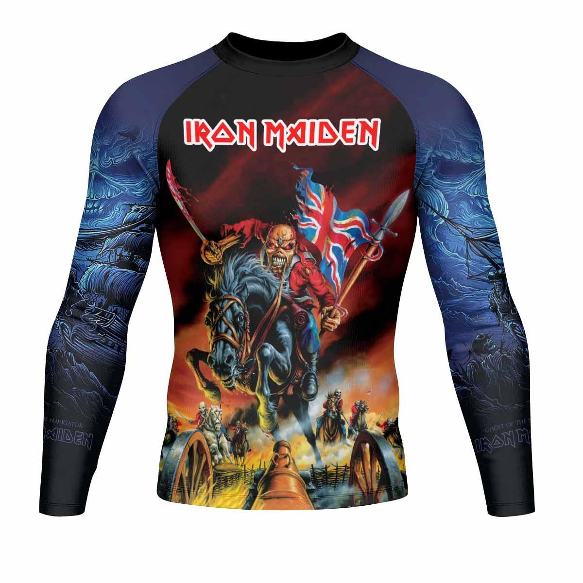 Iron Maiden England Flag Rash Guard