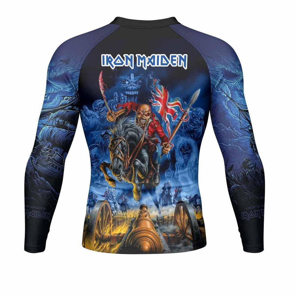 Iron Maiden England Flag Rash Guard