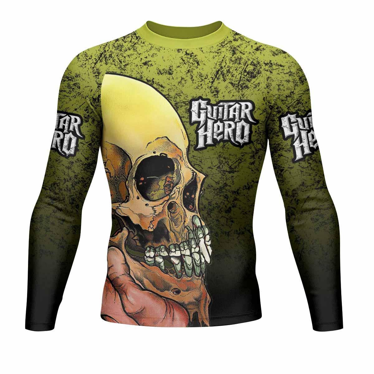 Guitar Hero Skull Rash Guard