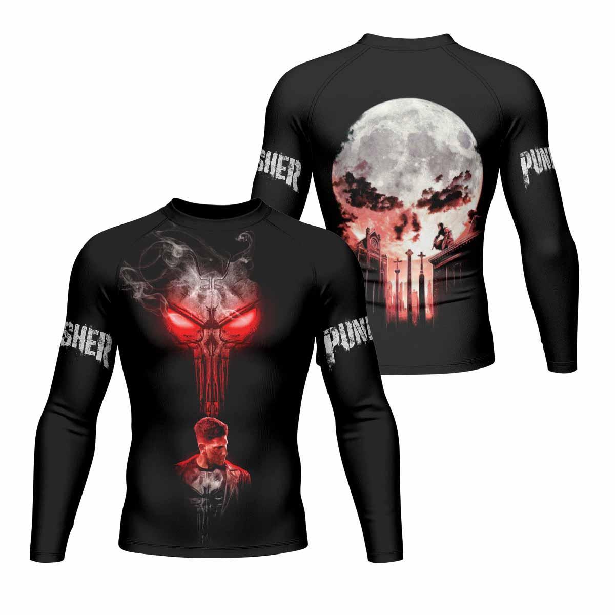 The Punisher Skull Frank Castle Rash Guard