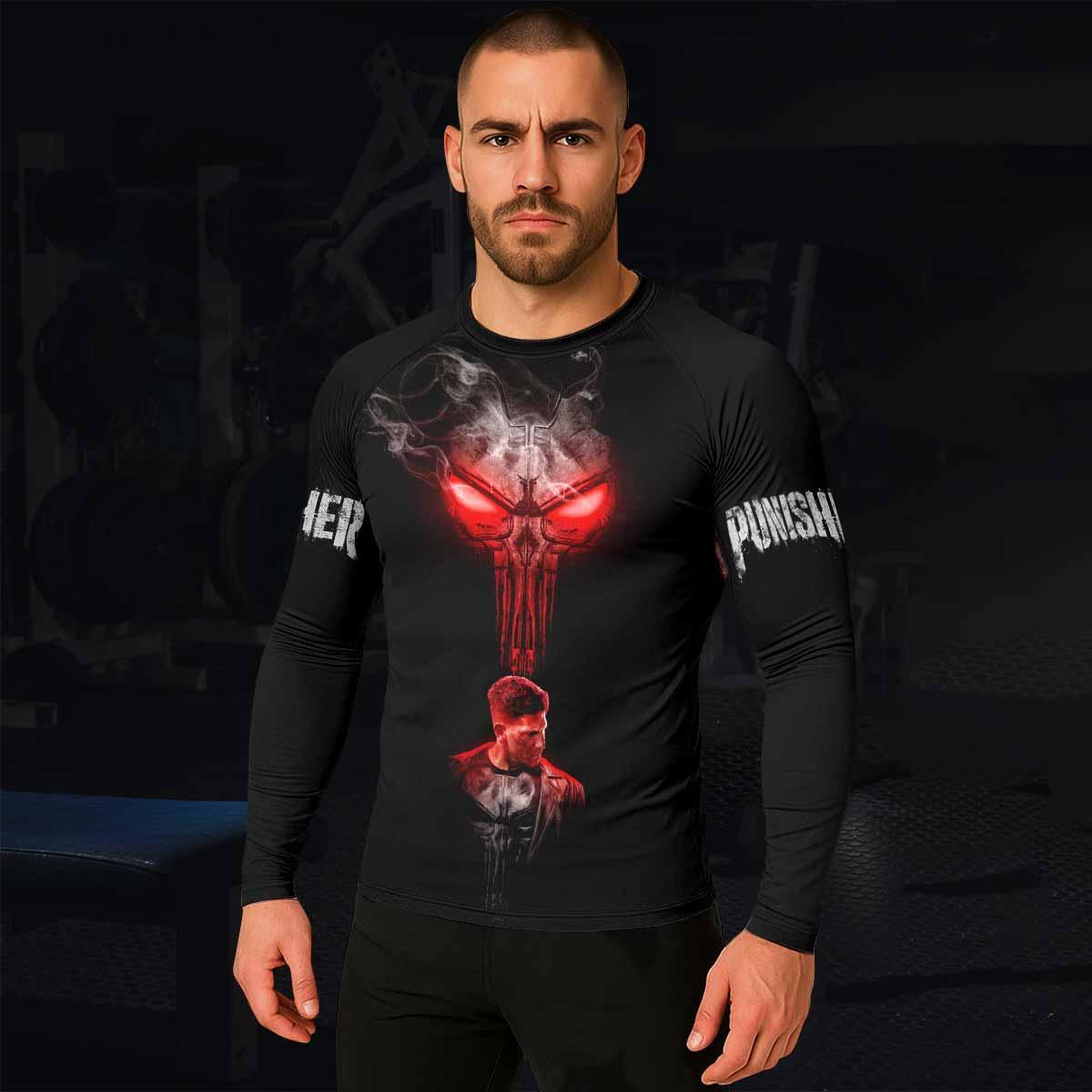 The Punisher Skull Frank Castle Rash Guard