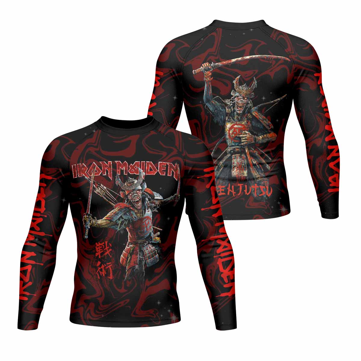 Iron Maiden Senjutsu Samurai Eddie Rash Guard