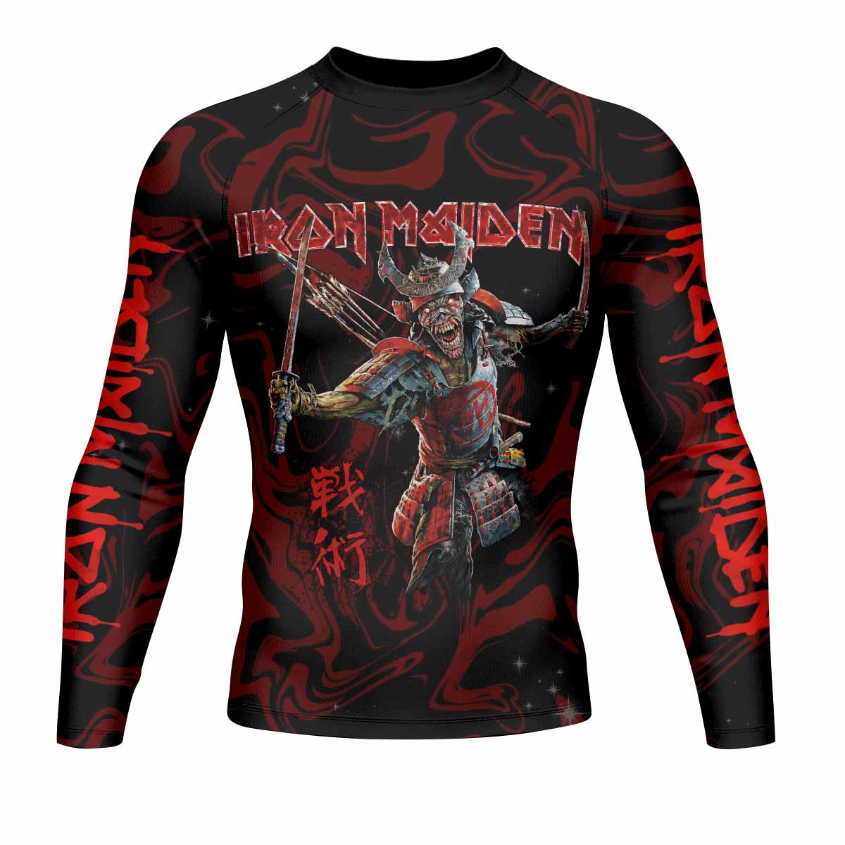 Iron Maiden Senjutsu Samurai Eddie Rash Guard